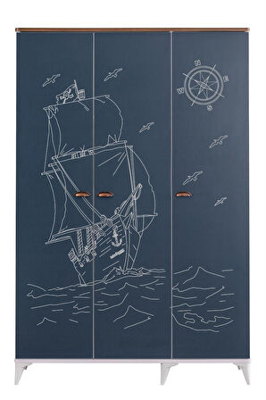 Gardırop, Atlantis 3 Kapaklı Dolap