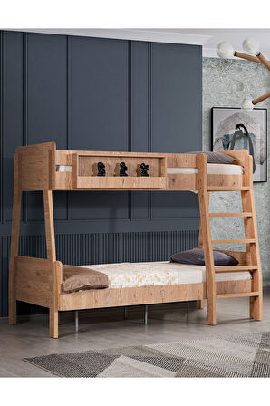 Ranza, Trend Geniş Ikili Ranza - Ceviz 2 Adet Comfort Yatak