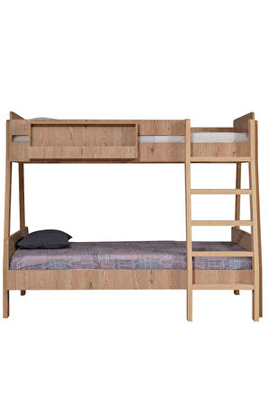 Ranza, Trend Geniş Ikili Ranza - Ceviz 2 Adet Comfort Yatak