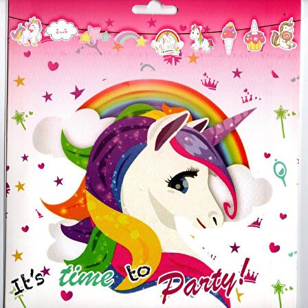 Unicorn Dekoratif Banner