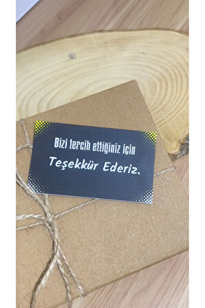 Eticaret Teşekkür Kartı 5x8 cm 500 Adet