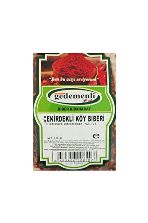 ÇEKİRDEKLİ KÖY BİBERİ 250 GR