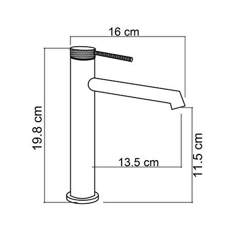 FONTANA LAVABO BATARYASI FJ-1013F (ROSE)