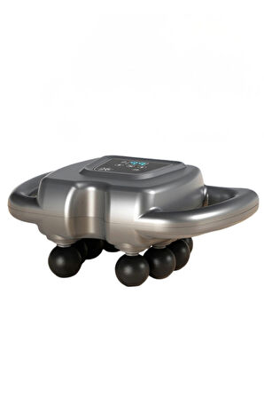 Glr Wnk-569 Dijital Ekranlı Güçlü Masaj Tabancası - 8 Başlıklı  99 Hız Ayarı