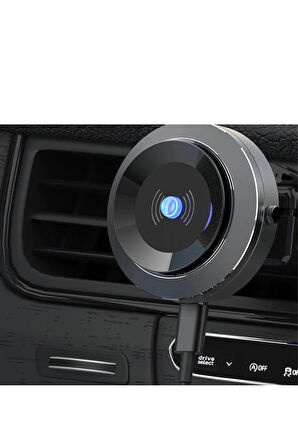 Blackbird RAC-A018 - 15W Hızlı Kablosuz Şarj Destekli Akıllı Vakumlu Araç Telefon Tutucu
