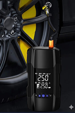 Blackbird RT-602 Akıllı Dijital Lastik Şişirme Pompası | 150 PSI | 12V Akü Takviye Taşınabilir Cihazı