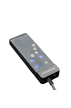 Glr 618A Tüm Vücut Masaj Minderi Titreşimli ve Isıtmalı - Boyun, Sırt ve Bacak Rahatlatma, Katlanabilir ve Kumandalı