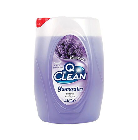 Q Clean Çamaşır Yumuşatıcı 4lt x 3 Adet (Taze Gül-Romantic-Sensilive )