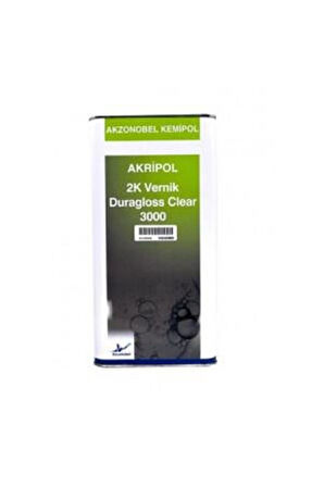 AkzoNobel Akripol 2k Akrilik Duragloss Clear 3000 Vernik Çeşitler