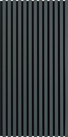 120 CM 12 ADET KENDİNDEN YAPIŞKANLI AHŞAP ÇITA - ANTRASİT GRİ