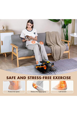 Glr Ty-002 Masa Altı Step Aleti | Kumandalı Mini Eliptik Dijital Göstergeli Kondisyon Bisikleti