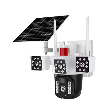 Okam-3030 6 Mp 4G Solar Dual Lens Alert Ptz Kamera