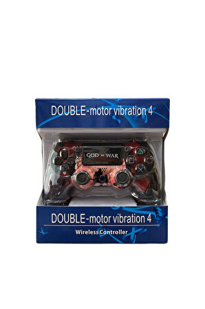 GlrTech P4L Kablosuz Oyun Kolu  Double Motor Titreşimli Şarj Edilebilir PS4 Uyumlu