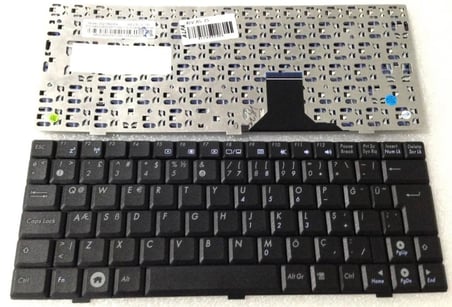 ASUS EEE PC 1000H 1000HA 1000HAB Notebook Klavye, Siyah - TR, V021562IK3, V021562HK3