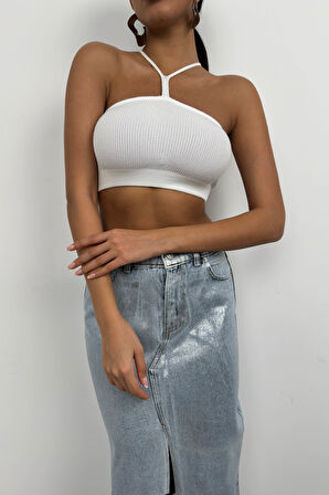 Pencere Detay Fitilli Ekru Crop