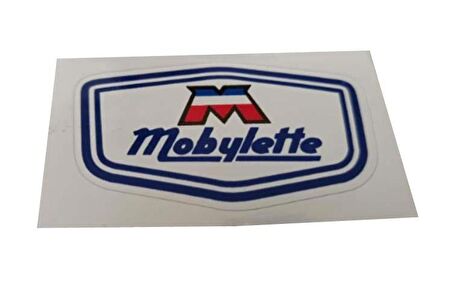 Mobylette M Yazı Mavi