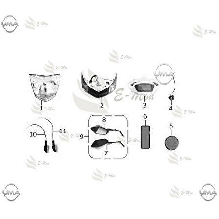 E-Mon Duo Far Komple Orj