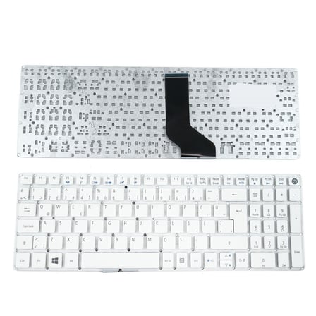 Acer Aspire ES1-523 ES1-532 ES1-532G ES1-533 ES1-572 N16C1 N16C2 Notebook Klavyesi - Beyaz - TR / KL0956W