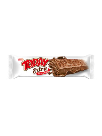 Today Extra Çikolata Kaplamalı Bol Kremalı Fındıklı Gofret 37 GR 24 Adet (1 kutu)
