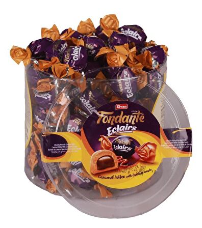 Fondante Eclairs Caramel Toffee 1000 Gr. (1 Silindir)