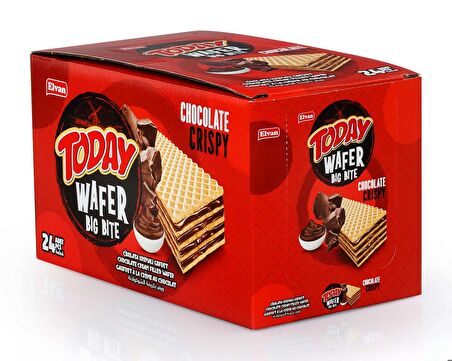 Today Big Bite Çikolatalı Gofret 30 Gr. 24 Adet (1 Kutu)