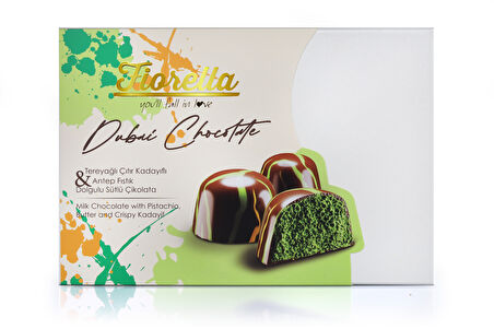 Fiorella Dubai Çikolatası Hediyelik Kutu 288 Gr. (1 Kutu)
