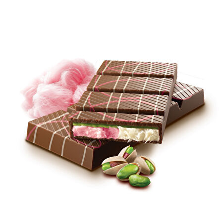 Fiorella Pişmaniyeli Antep Fıstıklı Çikolata 150 Gr. (1 Paket)