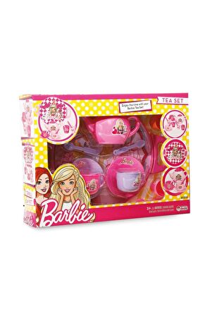 Oyuncak Barbie Tepsili Çay Set