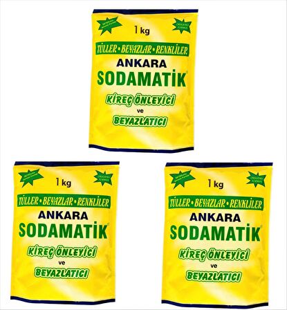 1 KG * 3 ADET KİREÇ ÖNLEYİCİ VE BEYAZLATICI (tüller -beyazlar - renkliler)