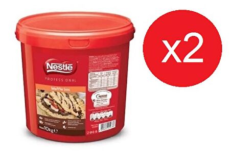 Nestle Profesyonel Waffle Çikolata - Sos - 10 kg x 2 Adet