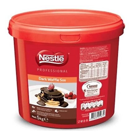 Nestle Profesyonel Dark Waffle Çikolata - Sos - 5 kg x 2 adet