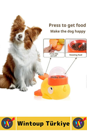 Pet İlgi Çekici Zihinsel Gelişim Yavaş Yeme Alışkanlığı İnteraktif Kedi Köpek Ödül Maması Oyuncağı