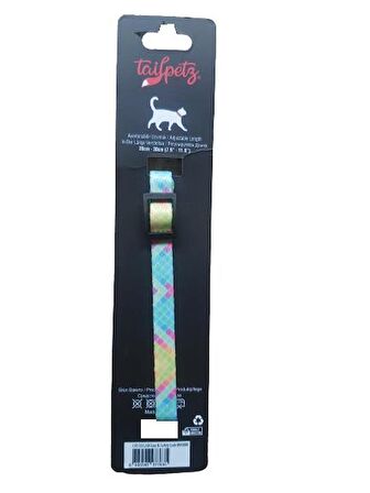 Tailpetz Cat Color Easy & Safety Lock Mırror Ayarlanır Kedi Boyun Tasması