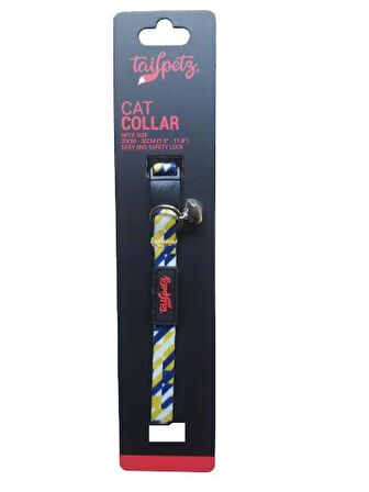 Tailpetz Cat Color Easy & Safety Lock Cut Ayarlanır Kedi Boyun Tasması