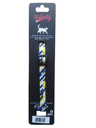 Tailpetz Cat Color Easy & Safety Lock Cut Ayarlanır Kedi Boyun Tasması