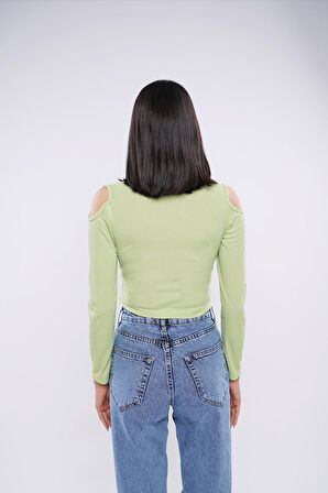 Gabria Omuz Detaylı Bluz