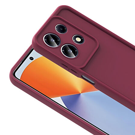 İnfinix Note 30 4G Kılıf Kamera Korumalı Ananas Silikon Kapak