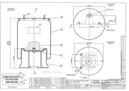 Renault Truck Komple Metal Pistonlu Koruk Renault Truck Daf - Connect 191318-K03