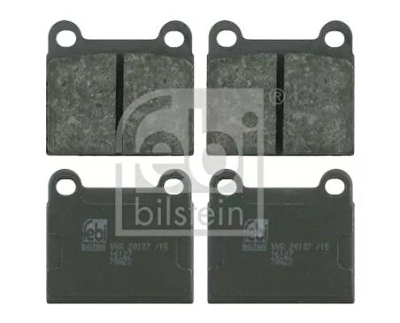 Mercedes Fren Balatası Arka W126 85>91 C126 87>91 W116 75>80 C107 74>81 Volvo 850, S70, V70 240 2,3, 2,4 D, 7 - Febi 16127