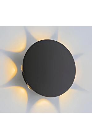 DEKORATİF STAR DUVAR APLİĞİ — KDA752 / 6W / 3000K SARI IŞIK/ IP54