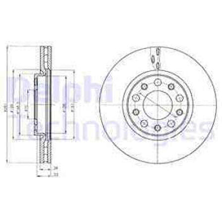 Alfa Romeo On Fren Aynası Giulıetta 10> - Delphi Bg4314