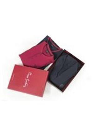 Pierre Cardin 5595 GRİ  Damatlık Ropteşambr 5 Li Pijama Set