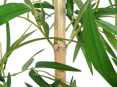 Yapay Bambu Sopası 12 Yapraklı 150cm Yapay Çiçek Bambu Duvarı