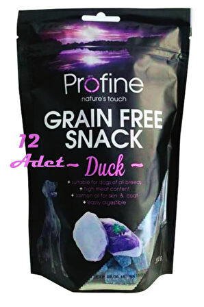 Profine 200Gr Ördek Etli Tahılsız Grain Free Duck Snack 12Adet Köpek Ödülü