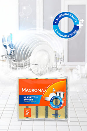 Klasik Yeşil Sünger - 4X5 Avantaj Paket