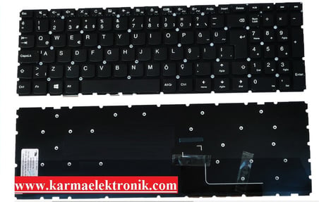 Lenovo ideaPad 310-15IKB, 510-15IKB Uyumlu Notebook Klavyesi, Laptop Tuş Takımı (Siyah TR)  / KL0976