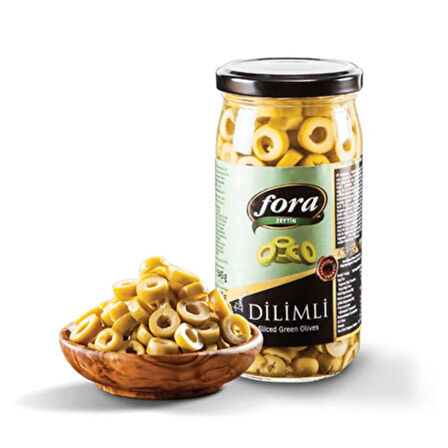 FORA DILIMLI YESIL ZEYTIN 160GR ( 3 ADET )