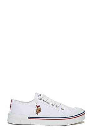 U.S. Polo Assn. Penelope Beyaz Unisex Keten/Bez Spor Ayakkabı