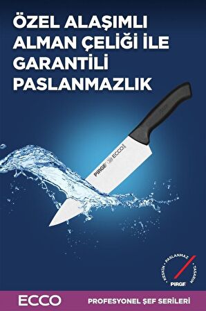 Pirge Ecco Karma Bıçak Seti 6'lı Siyah 