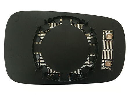 Renault Dis Dikiz Ayna Camı İsitmalı Mavı Cam Asferik Sol Laguna 2001-2007 - Art Mg002.2296